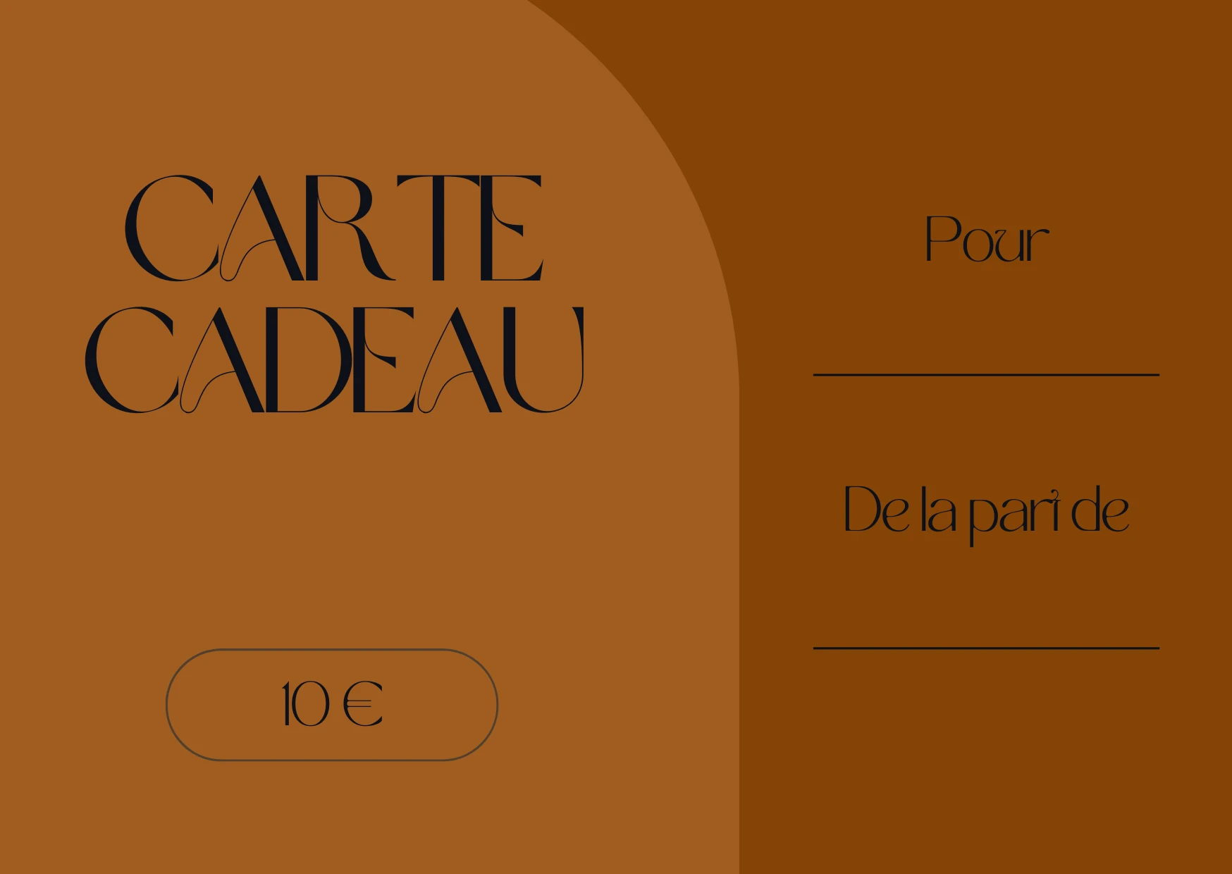 Carte cadeau 10€