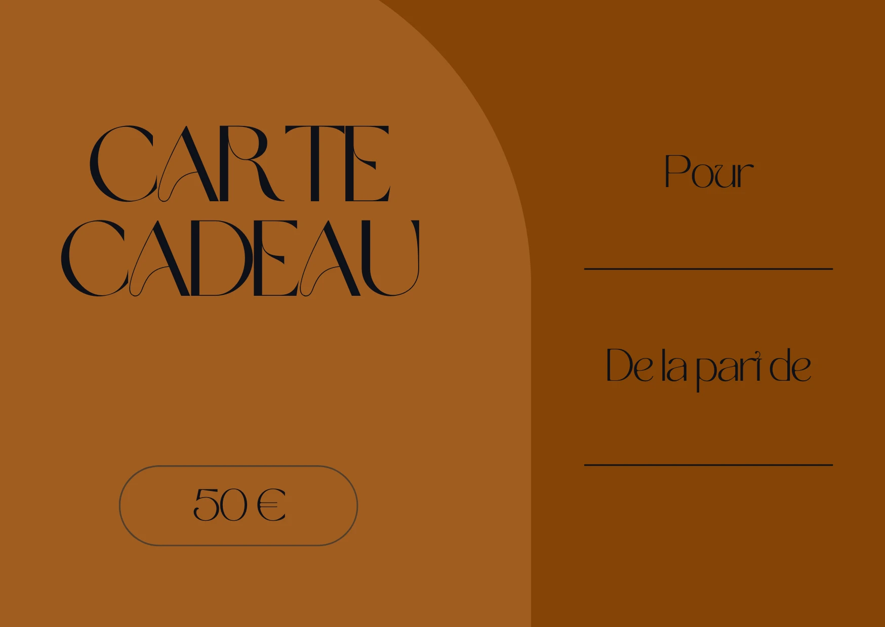 Carte cadeau 50€